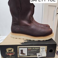 Red Wings Irish Setter Safety Toe Work Boots Size 11.5 