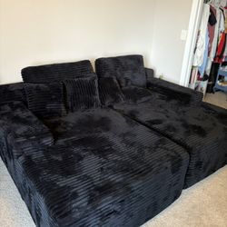 83.87" Sleeper Sofa With Dual Mattress