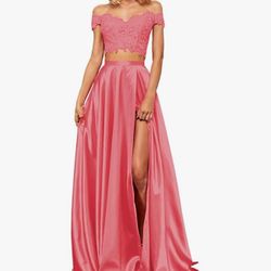 Coral Prom Dress