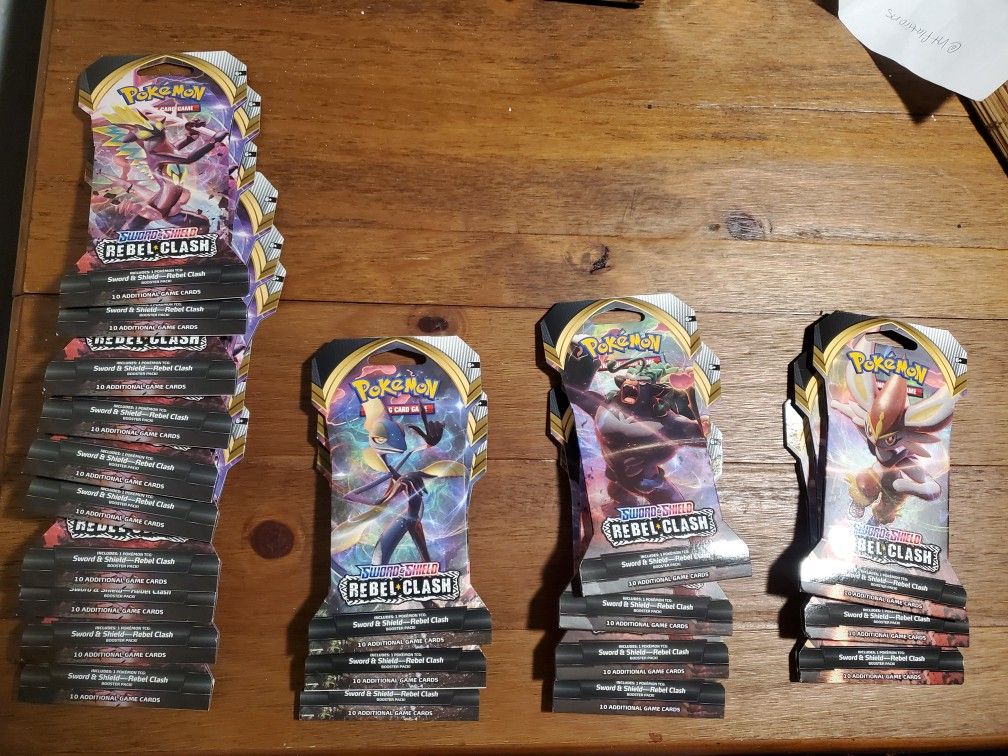 20 pack Pokemon Cards Rebel Clash