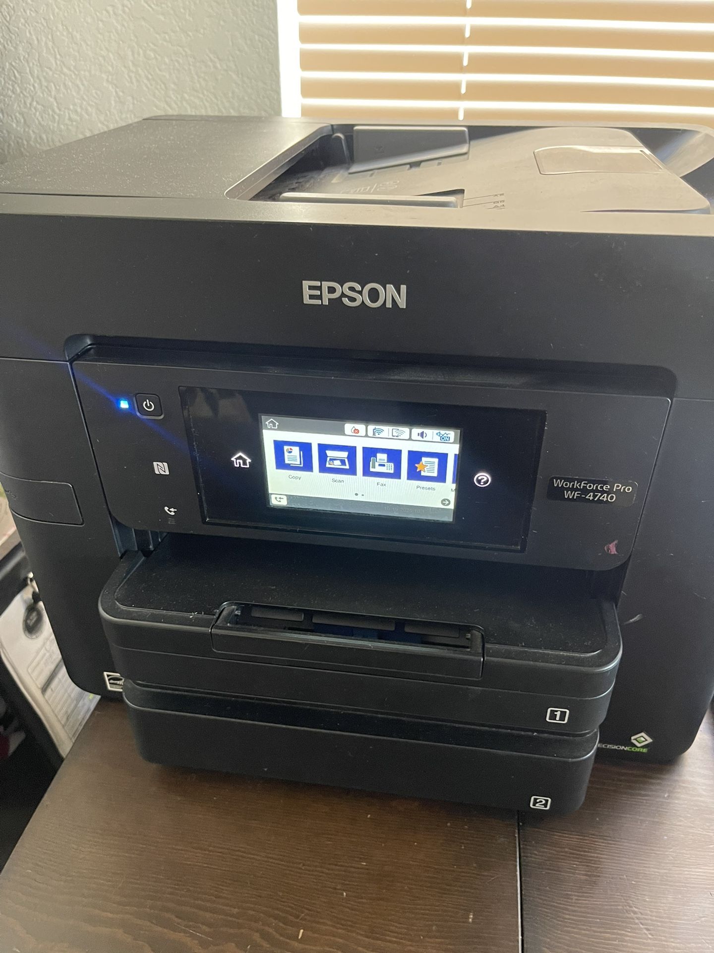 WF 4740 EPSON Printer Copy Fax