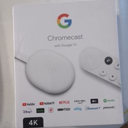 Google Chrome cast 4k W/ Google TV