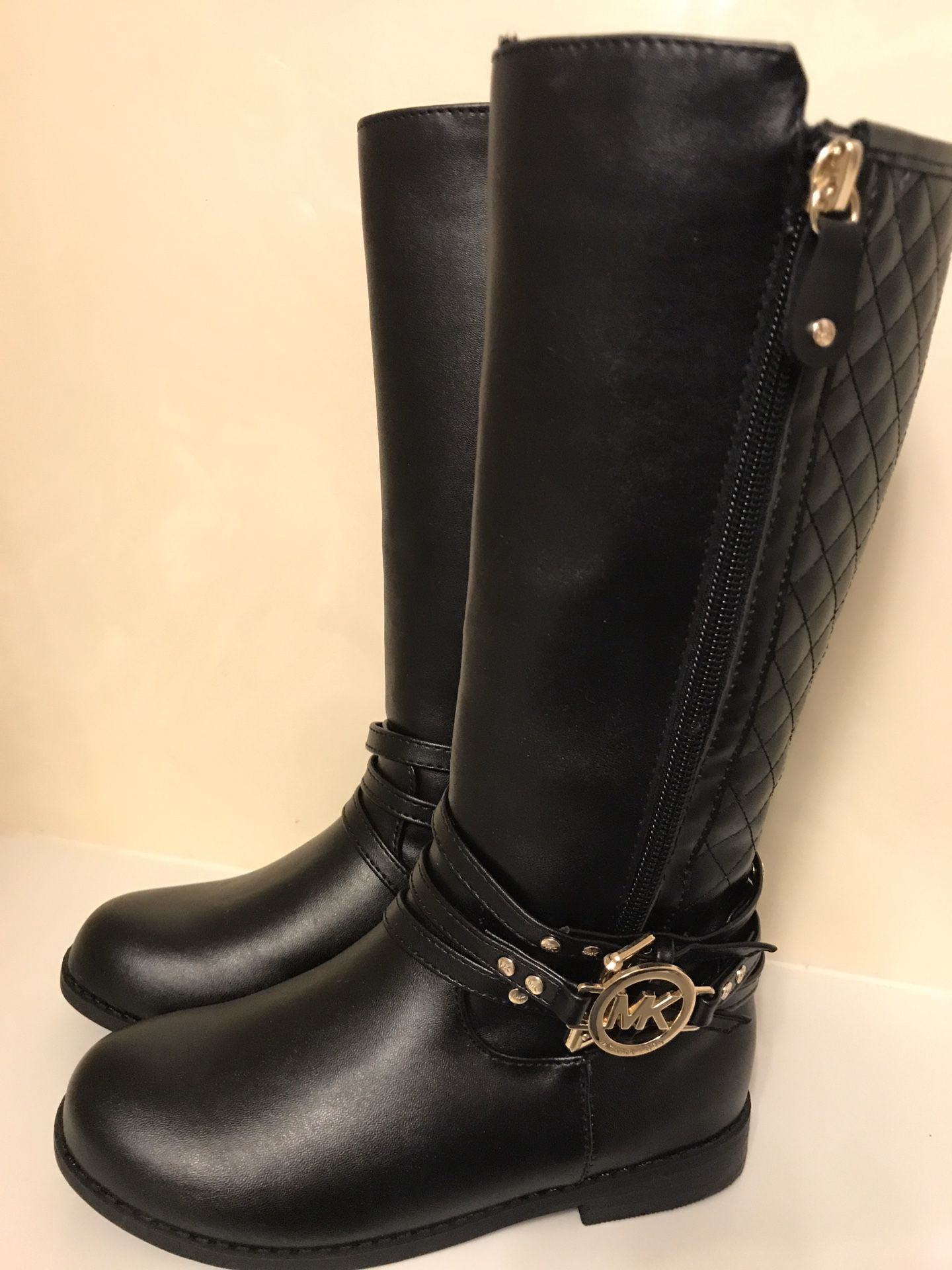 Brand new, girls size 12 Michael Kors Tall Black Boots