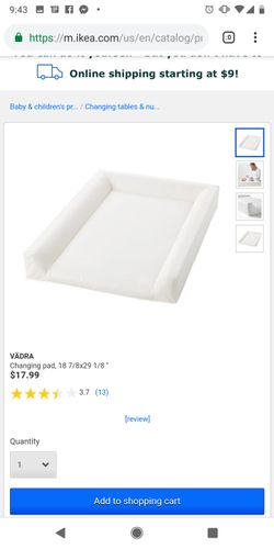 Ikea inflatable cheap changing mat