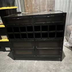 Haverty’s Metal Bar  Cabinet