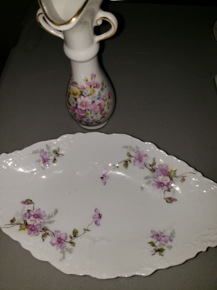 2 Like NEW vintage Antique vase dish OEG Royal AUSTRIA Japan **MAKE an OFFER**
