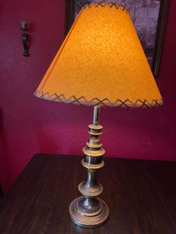 Vintage Stiffel Brass Candlestick Lamp