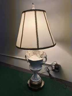 Vintage Antique Cordey Lamp by Boleslay Cybis Porcelain Lamp