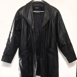 VINTAGE WILSONS LEATHER JACKET COAT THINSULATED WOMENS SIZE MEDIUM 