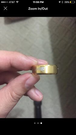New England Patriots Gold Ring