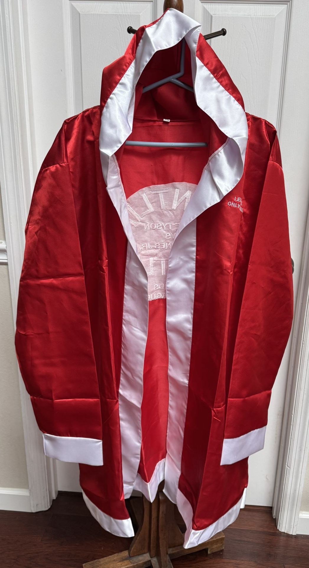 Adult Boxing Robe Tyson vs Jones Frontline Battle one size fits all just $5