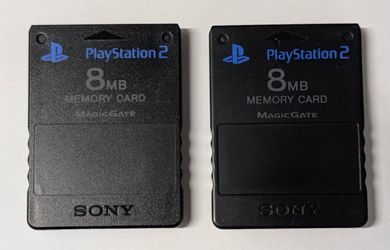 Sony PlayStation 2 8MB Memory Cards (Lot of 2)