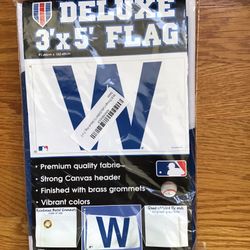 Flag “W” Deluxe 3ft. by 5 ft. ( New)