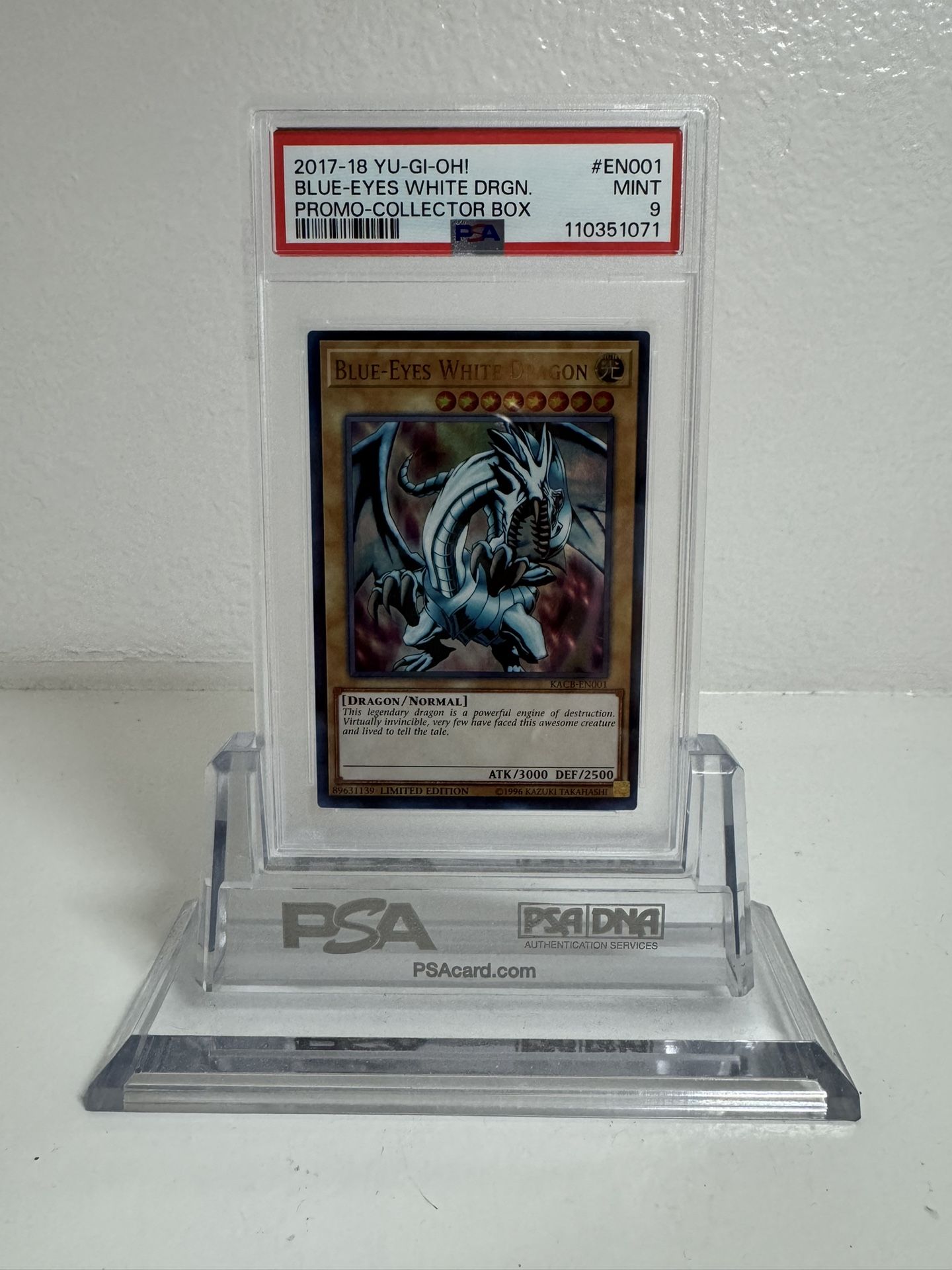 2017-18 Blue Eyes White Dragon PSA 9