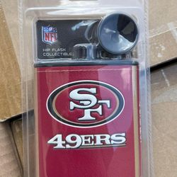SAN FRANCISCO 49ers 7oz PLASTIC HIP FLASK