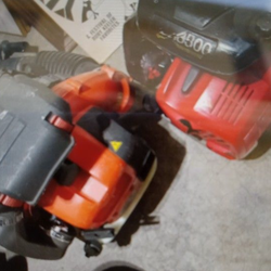 Two leaf blowers   Echo/ redmax