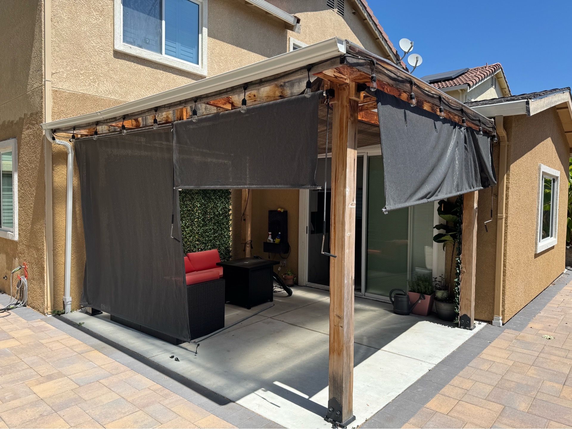 Wood Pergola 15x12 ft