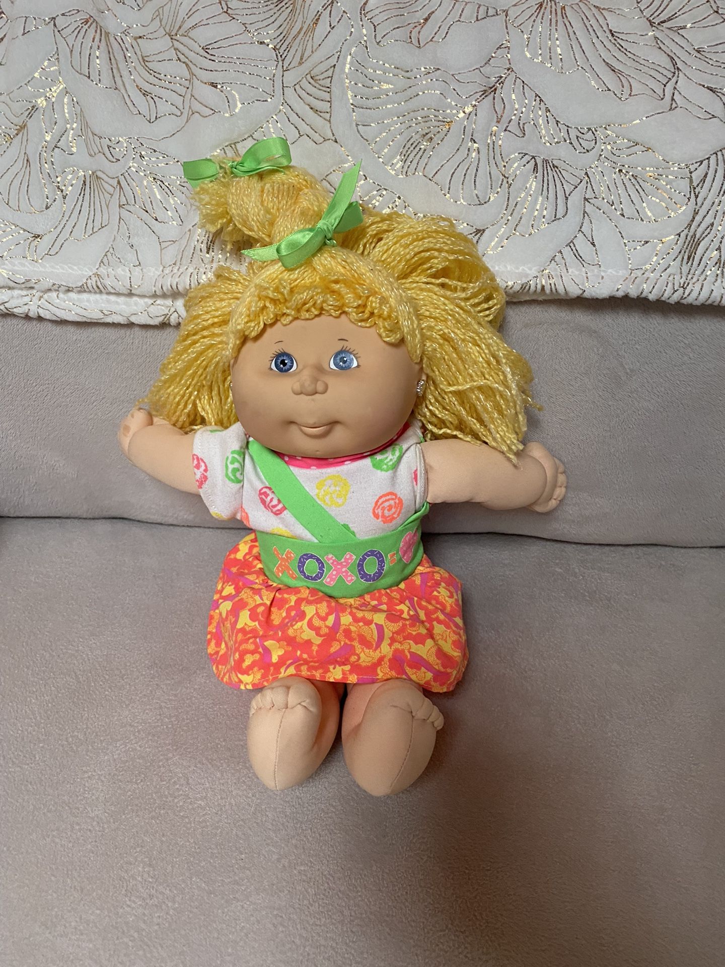 Cabbage Patch Girl Doll With Earrings