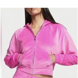Victoria’s Secret Pink Velour Tracksuit size Large