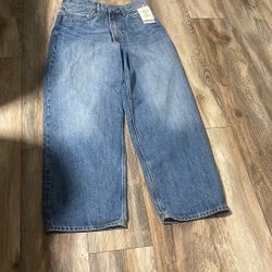 H&M Blue Baggy Jeans