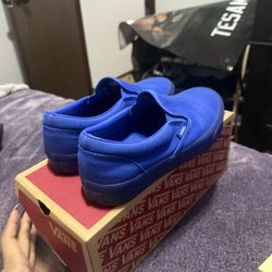 Blue Slip On Vans