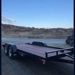 Single Axle Flatbed Utility Trailer - Brand new Upgrades