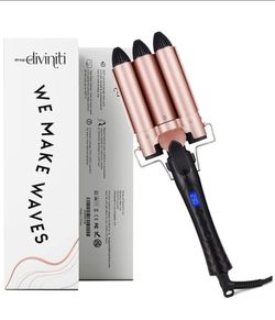 NEVER OPENED 3 Barrel Curling Iron