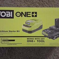 Ryobi One+ 18v 2Ah Lithium Starter Kit
