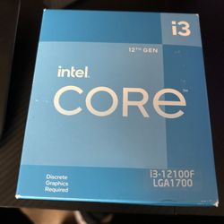 i3 12100f Cpu