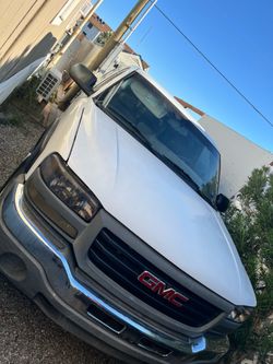 GMC Truck White Pickup truck