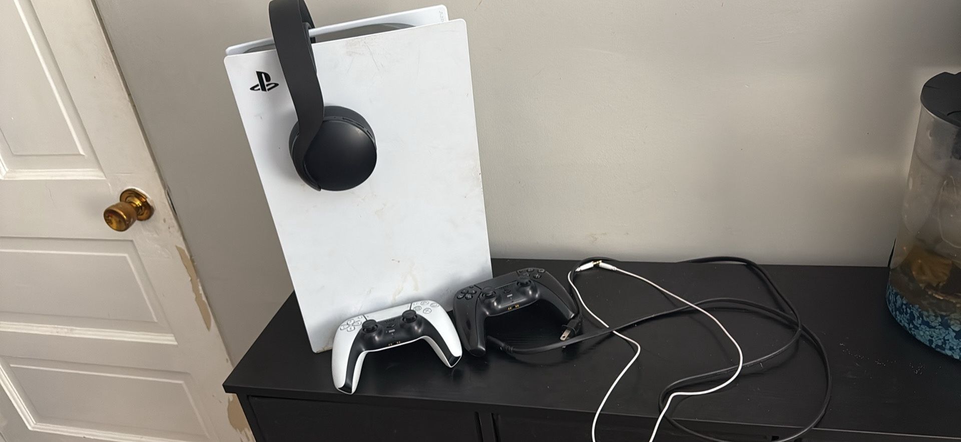 Ps5, Ps5 Pulse Headset, And 2 Controllers For Sale