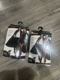 Halloween Emerald Green Cape 