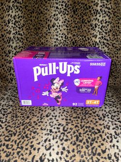 New box of 92 pull-ups size 3T-4T $35 firm on price