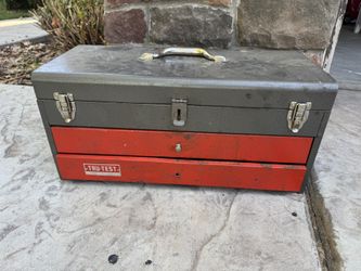 Tru Test Vintage Box With Tools 