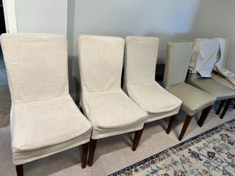 6 Pottery Barn Dining Chair Covers 