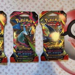 Pokemon Phantasmal Flames Booster Sleeves 