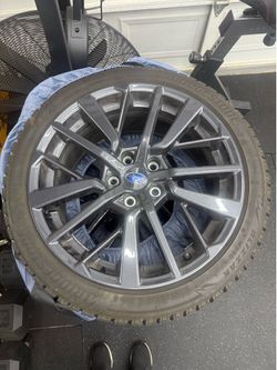 WRX Rims with snow tires