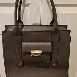Vegan Leather Satchel Handbag