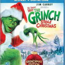 How The Grinch Stole Christmas Blu Ray DVD 