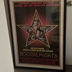 Framed Movie Poster Boogie Nights