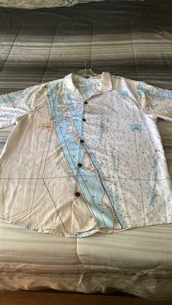 NWT Fort Pierce Inlet Nautical Shirt Size Large