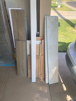 FREE Shelving, Flooring and Downspout 7’.