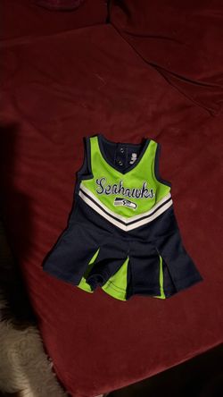 12 month little cheerleader Seahawks fan