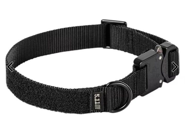 (2) x 5.11 Aros 1.0 K9 Collar - Brand New - Black - Size L & M - Retails @ Cabela's $70 ea!!!