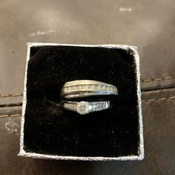 Anillos Oro Blanco Y Diamantes Size 7