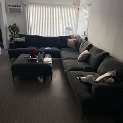 Sectional With Ottoman