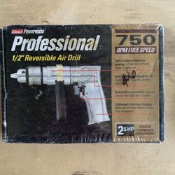 Professional 1/2” Reversible Air Drill