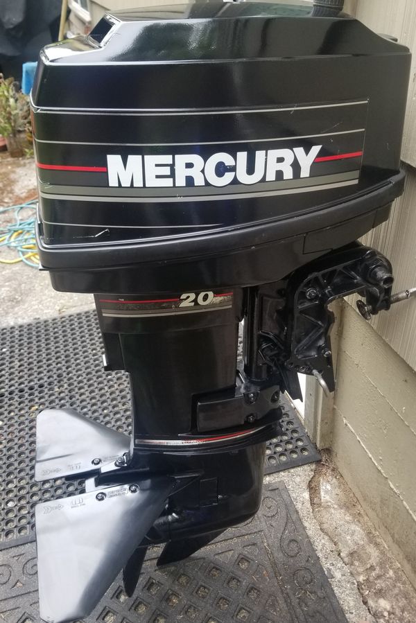1995 mercury 20hp 20 hp outboard boat motor for Sale in Seattle, WA