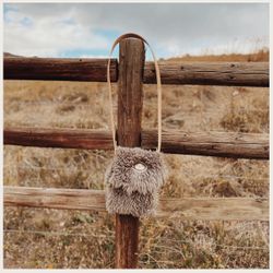 Ida And Moon Shearling Bag