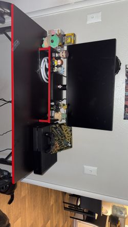 Gaming Desk and Monitor